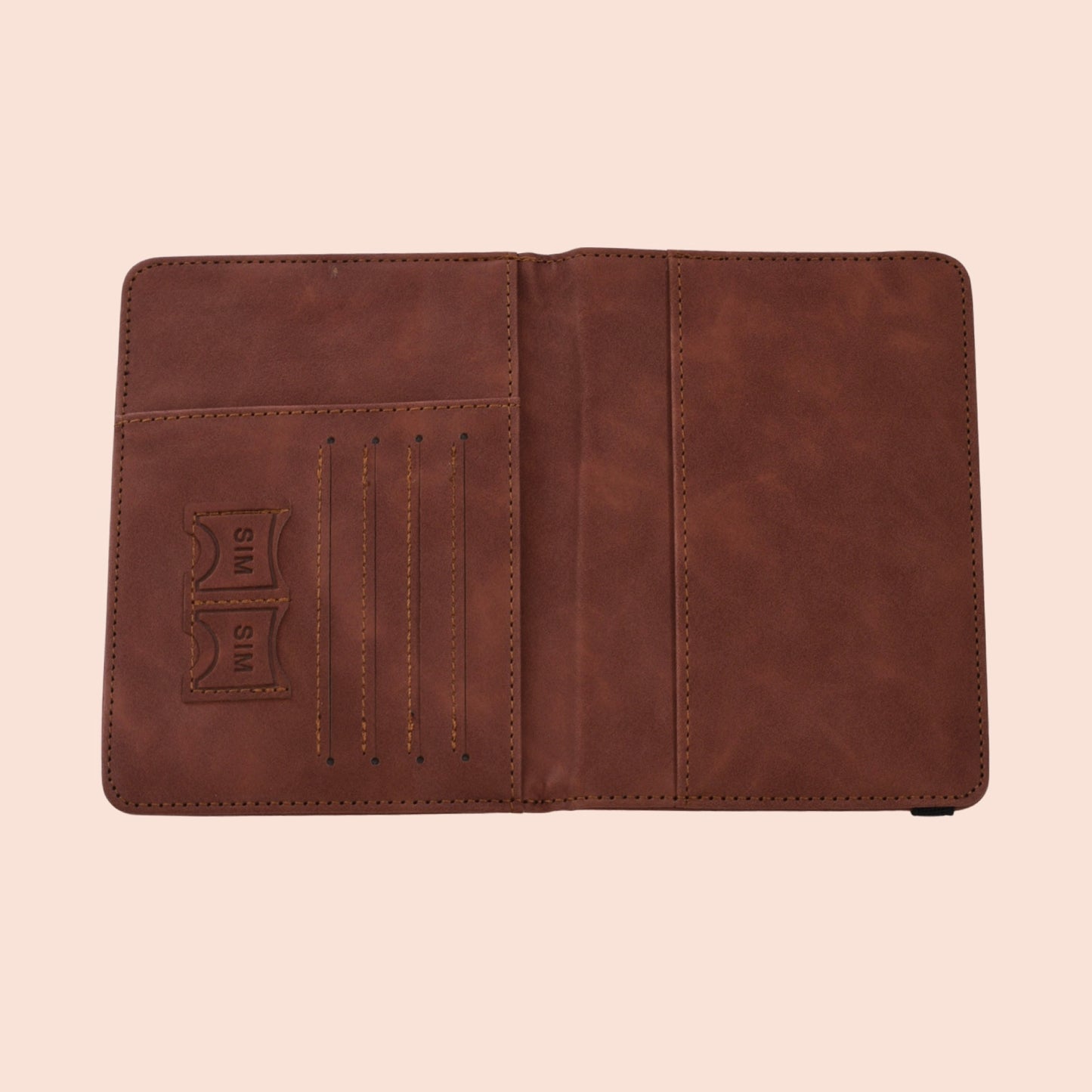 Portapasaporte Marrón Mod.Wallet