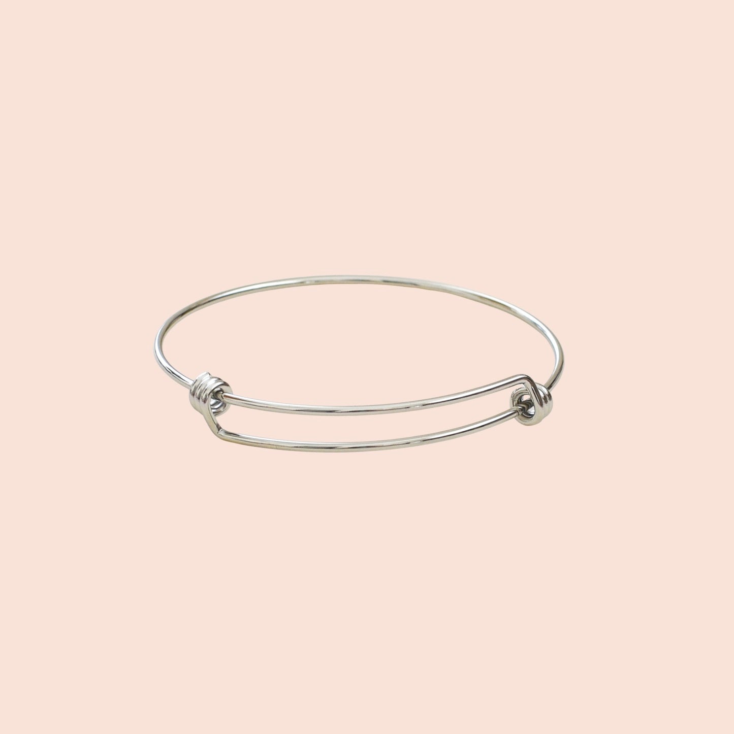 Brazalete Rígido Plateado