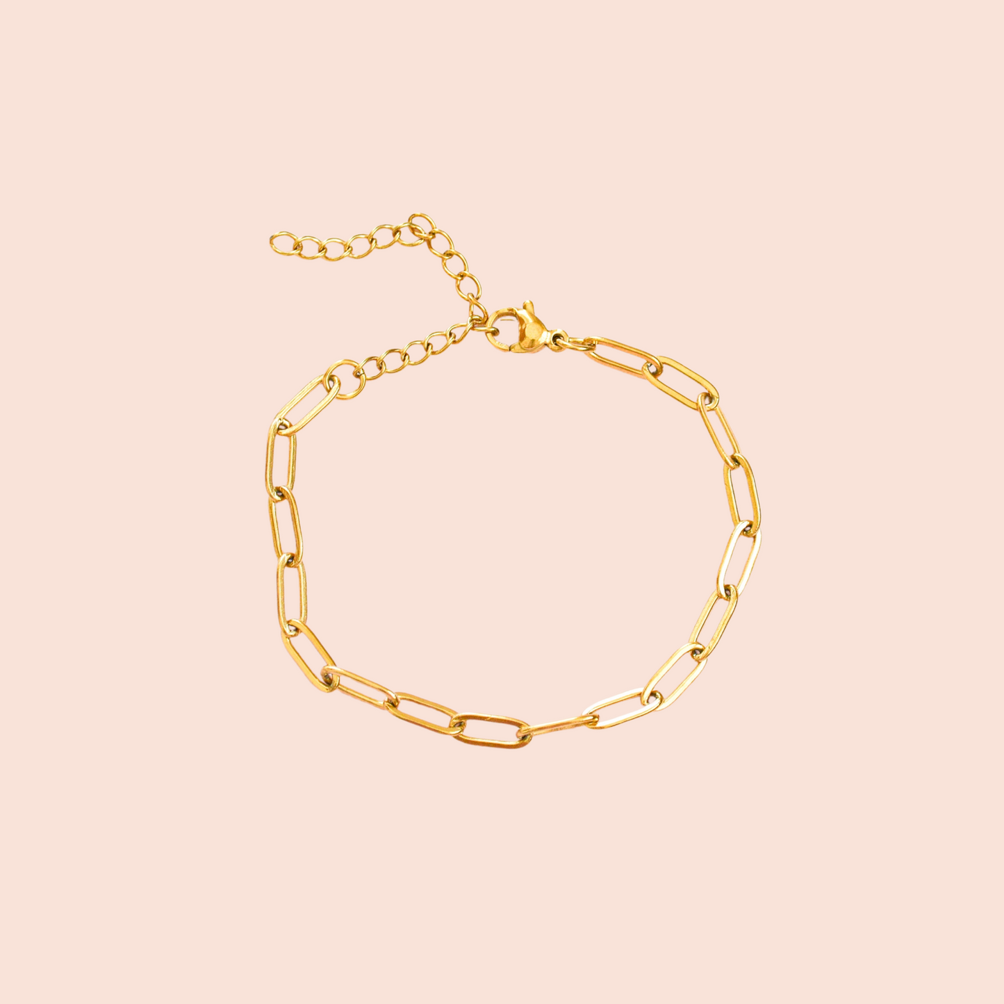 Pulsera Eslabones Dorado