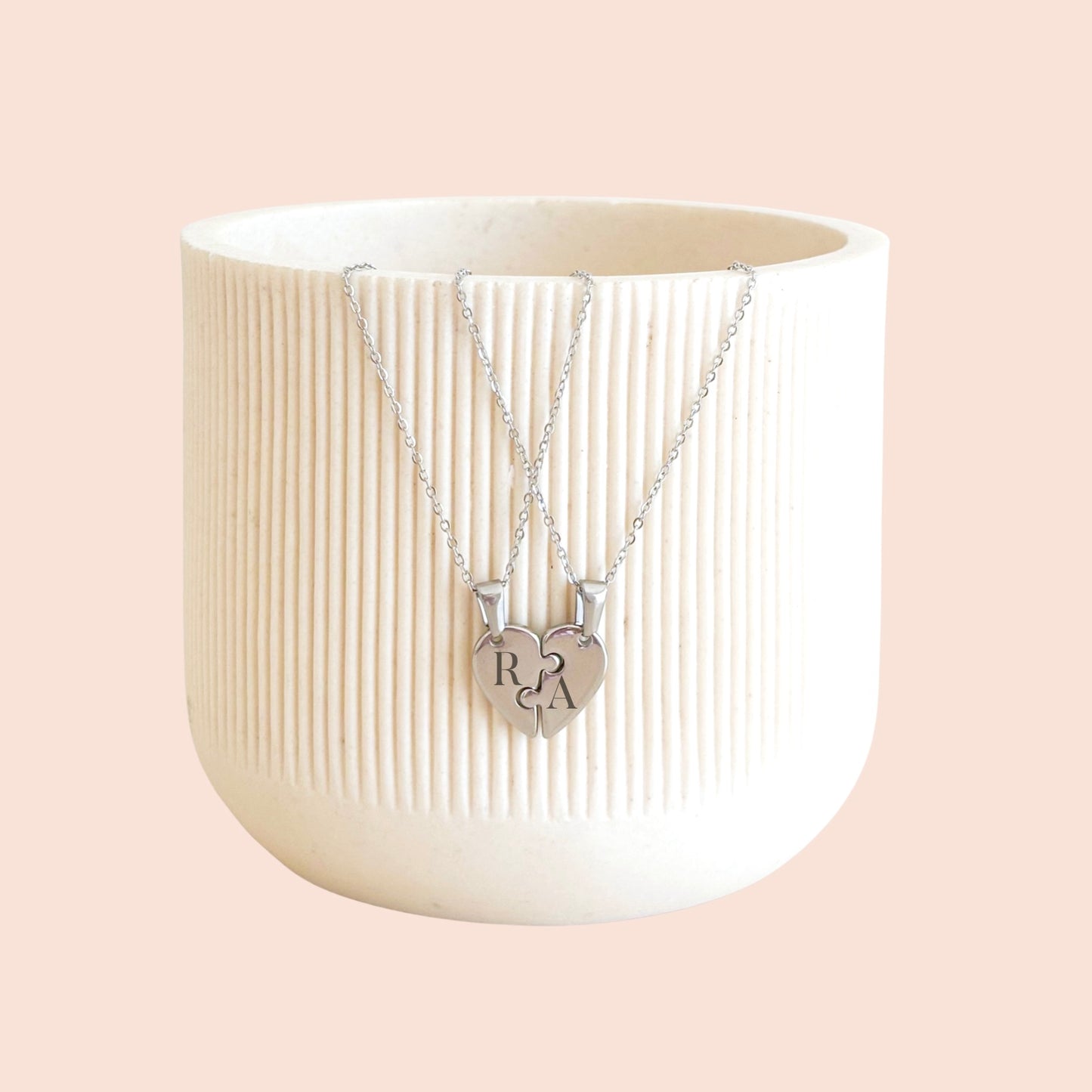 Collares Corazón Partido