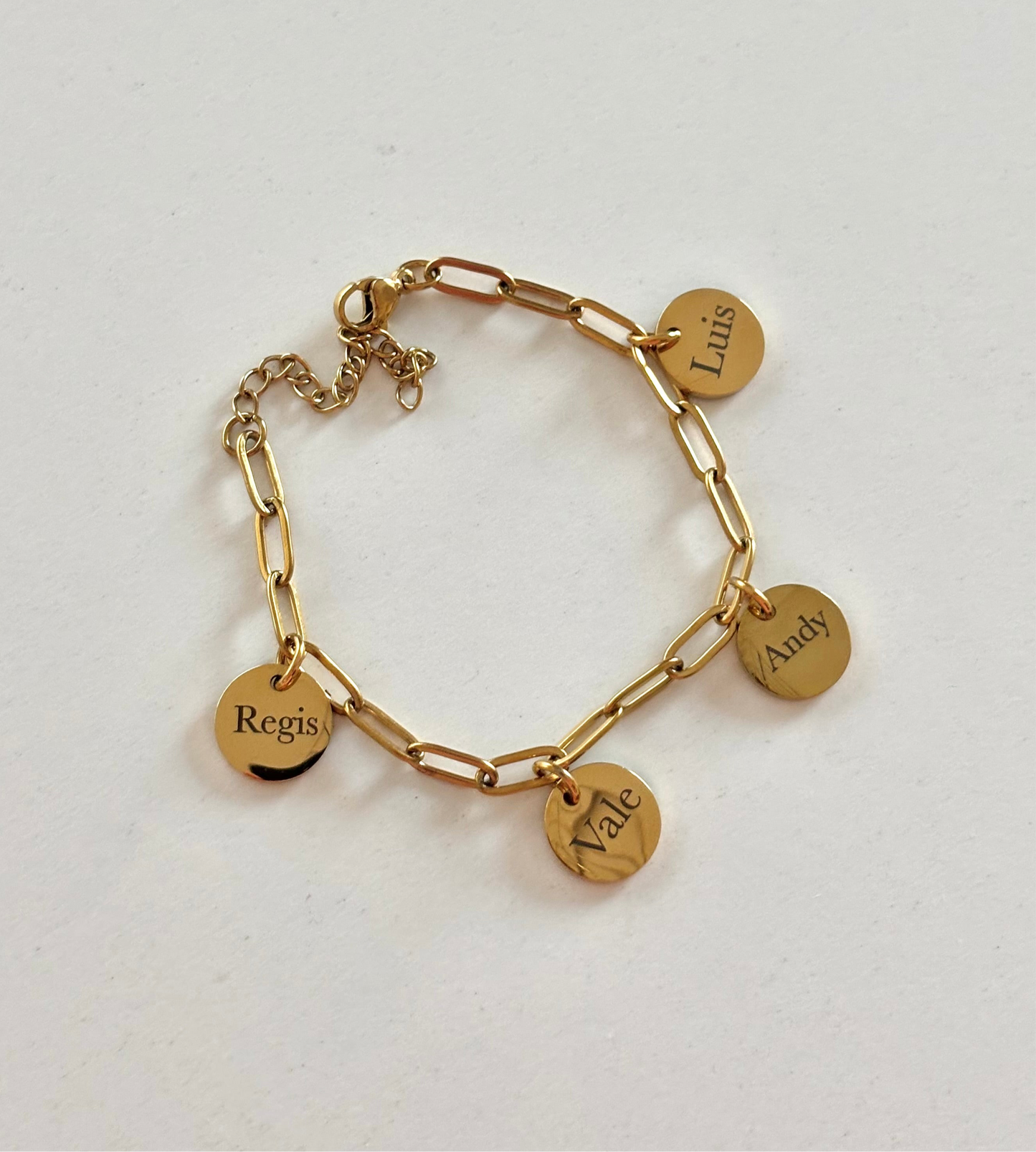 Pulsera Eslabones Dorado