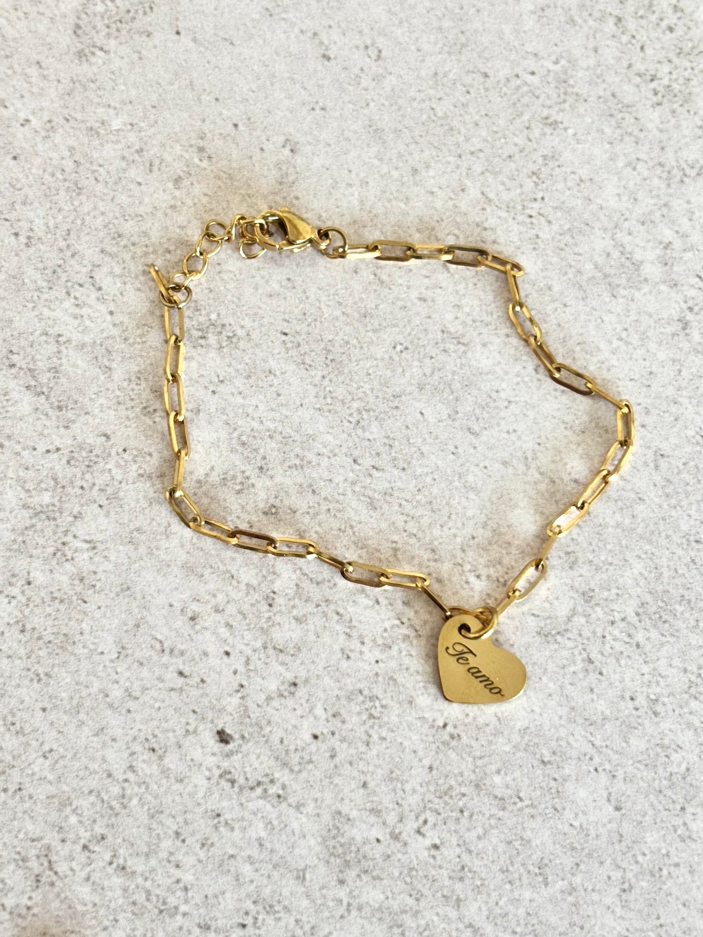 Pulsera Eslabones Dorado