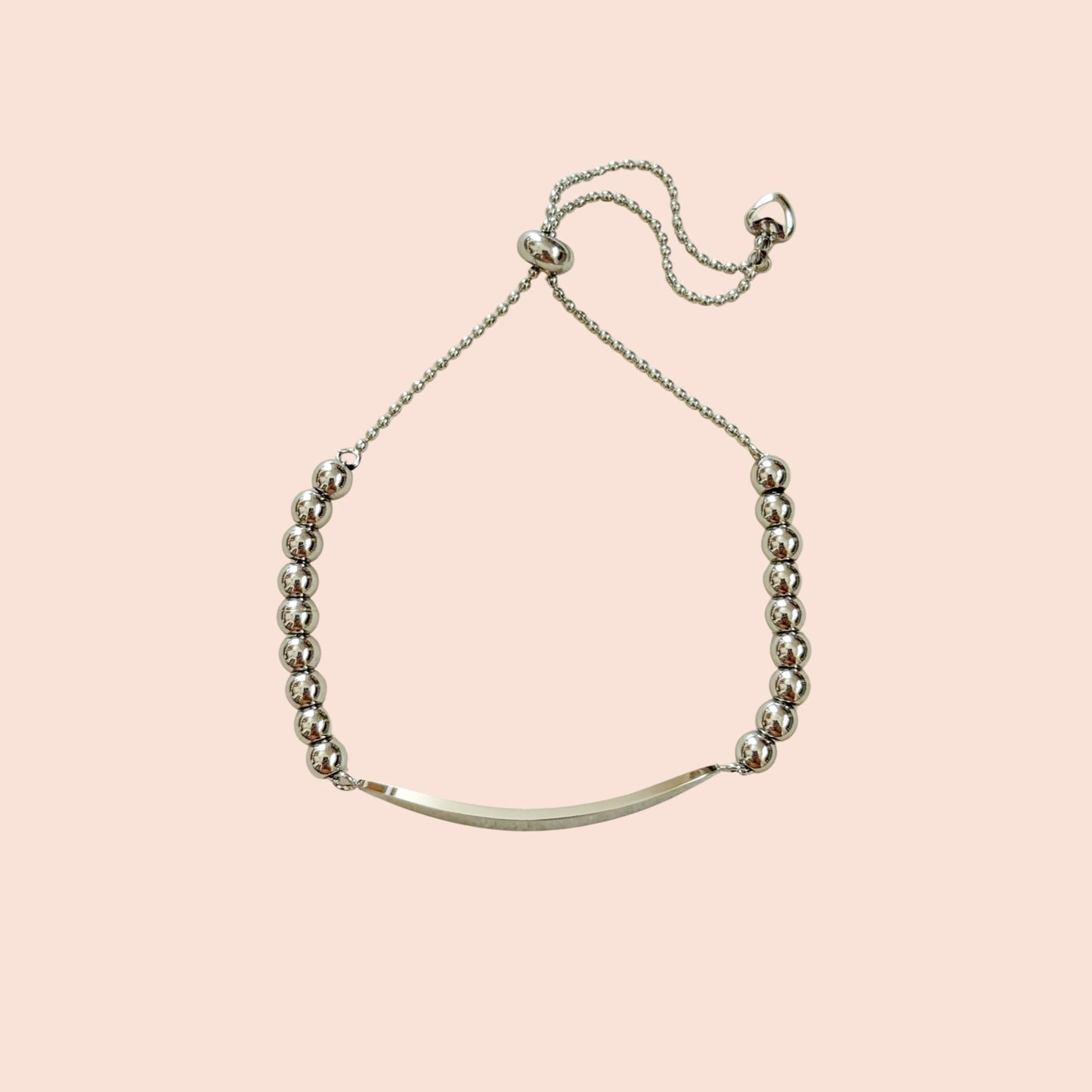 Esclava Bolitas Plateadas