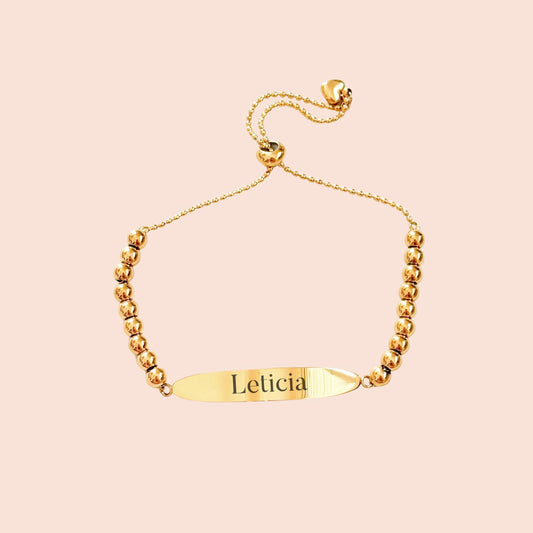 Esclava Bolitas Doradas